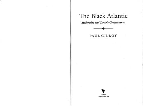 Portada de The Black Atlantic