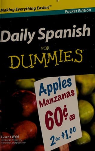 Portada de Daily Spanish for dummies