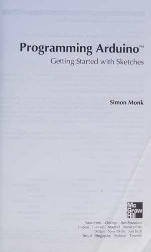 Portada de Programming Arduino