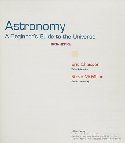 Portada de Astronomy