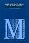 Portada de La representación legal de los hijos menores