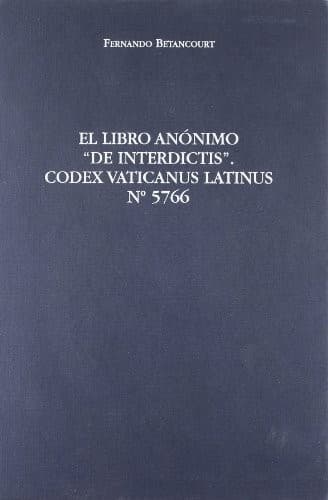 Portada de Libro Anonimo "De Interdictis". Codex Vaticanus Latinus 5766