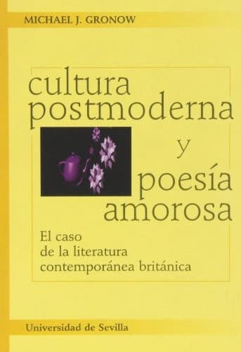 Portada de Cultura postmoderna y poesía amorosa
