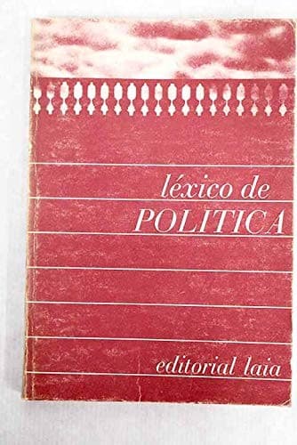 Portada de Léxico de política