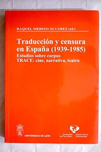 Portada de Traducción y censura en España (1939-1985)