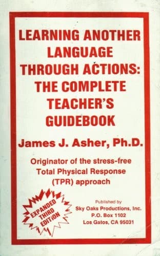Portada de Learning another language through actions
