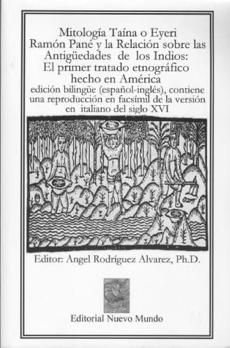 Portada de Mitología taína o eyeri, Ramón Pané y la relación sobre las antigüedades de los indios