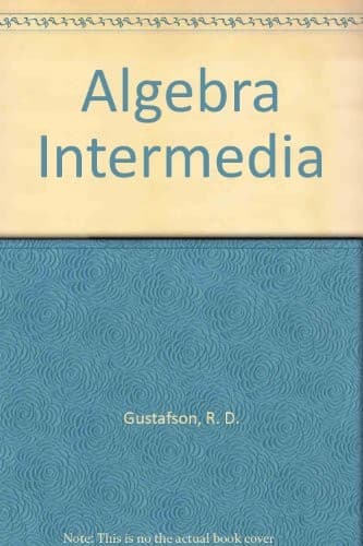 Portada de Algebra Intermedia