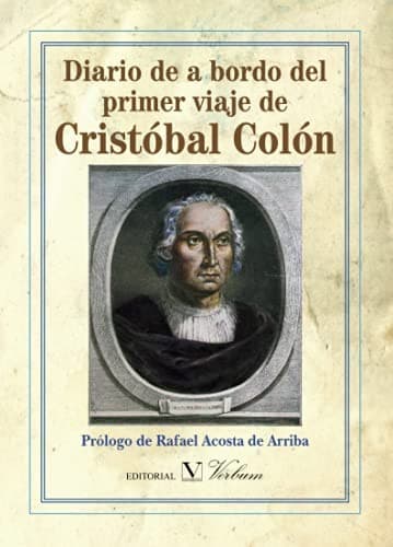 Portada de Diario de a bordo del primer viaje de Cristóbal Colón