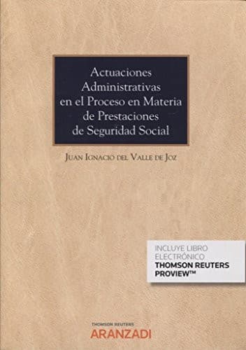 Portada de Actuaciones administrativas en el proceso en materia de prestaciones de Seguridad Social
