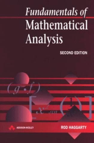 Portada de Fundamentals of Mathematical Analysis