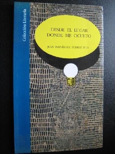Portada de Desde el lugar donde me oculto