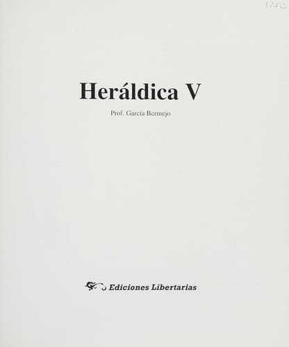 Portada de Heráldica V