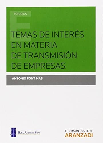 Portada de Temas de interés en materia de transmisión de empresas