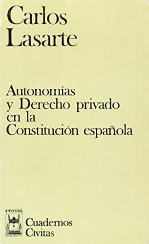 Portada de Autonomías y Derecho Privado en la Constitución Española