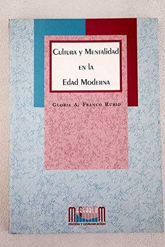 Portada de Cultura y mentalidad en la Edad Moderna