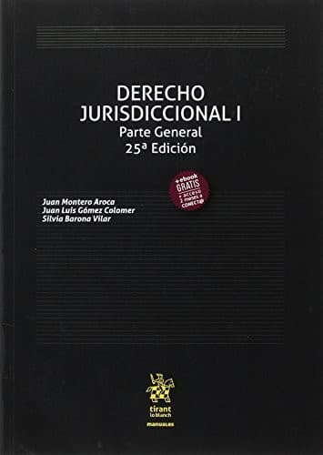 Portada de Derecho Jurisdiccional I Parte General 25ª Edición 2017