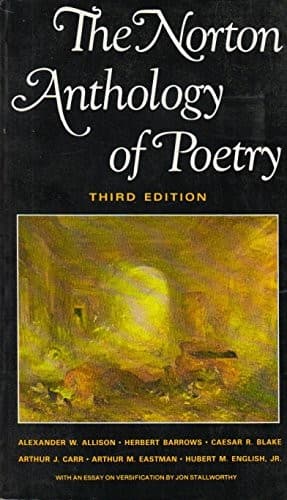 Portada de The Norton anthology of poetry
