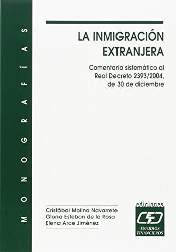 Portada de La inmigración extranjera