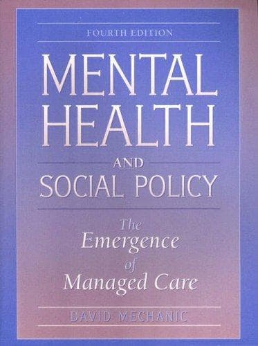 Portada de Mental Health and Social Policy