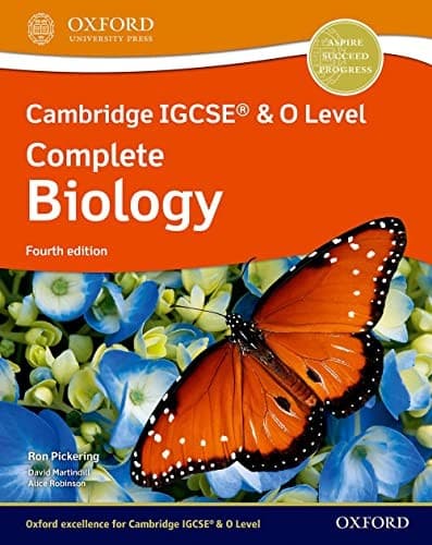 Portada de Cambridge IGCSE® and o Level Complete Biology Student Book Fourth Edition