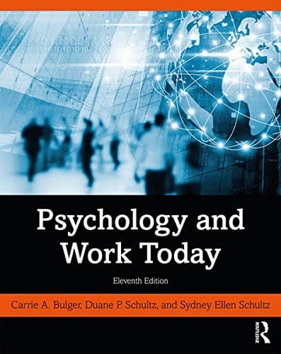 Portada de Psychology and Work Today