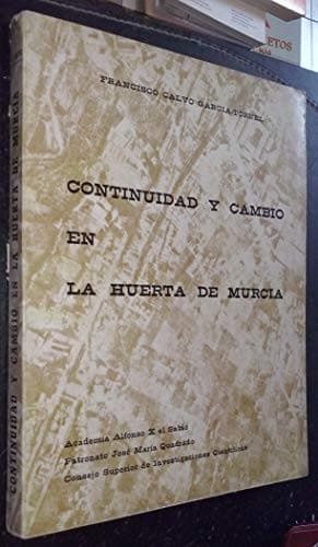 Portada de Continuidad y cambio en la huerta de Murcia