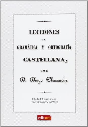 Portada de Lecciones de Gramática y Ortografía Castellana