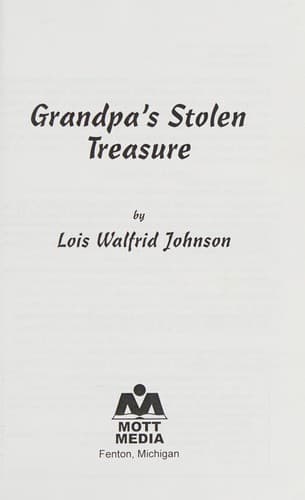 Portada de Grandpa's stolen treasure