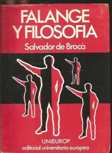 Portada de Falange y filosofía