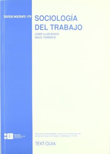 Portada de Sociologia del Trabajo