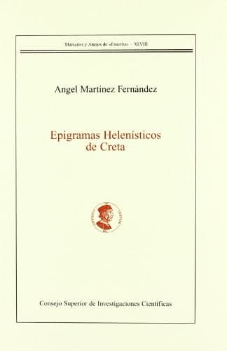 Portada de Epigramas helenísticos de Creta