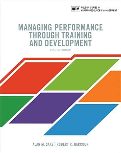 Portada de Managing Performance Through Training and Development