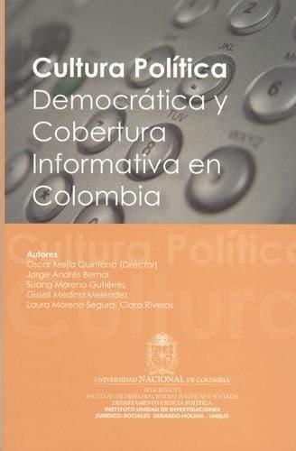 Portada de Cultura política democrática y cobertura informativa en Colombia
