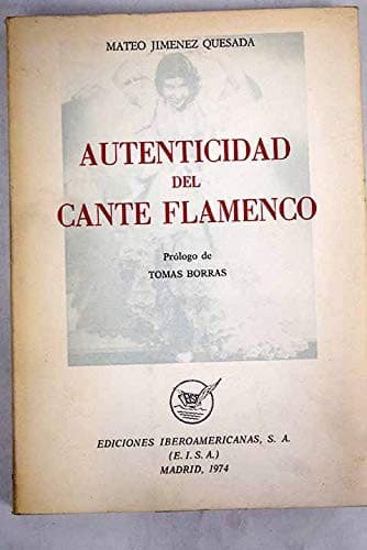 Portada de Autenticidad del cante flamenco.