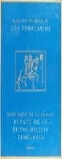 Portada de Elogio de la nueva milicia templaria