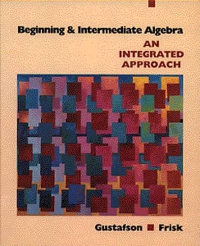 Portada de Beginning and Intermediate Algebra