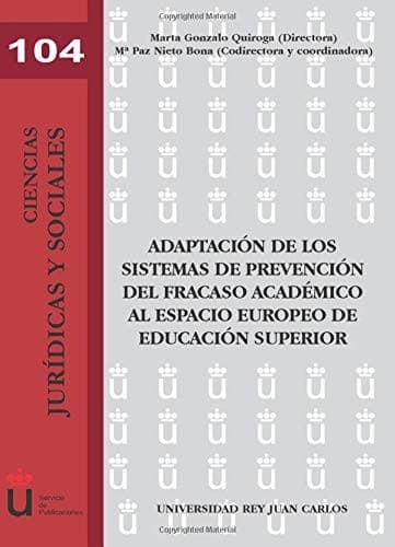 Portada de Adaptación de los sistemas de prevención del fracaso académico al espacio europeo de educación superior