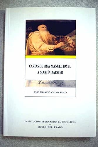 Portada de Cartas de Fray Manuel Bayeu a Martín Zapater