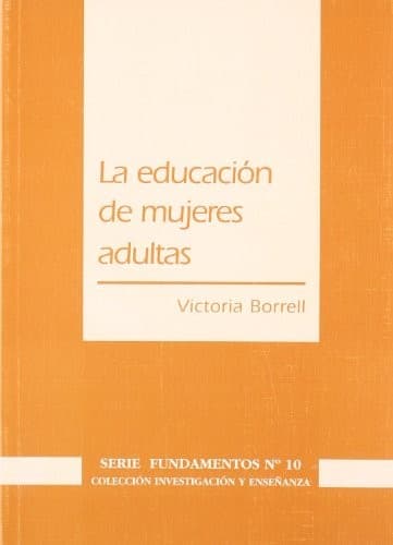 Portada de La educación de mujeres adultas