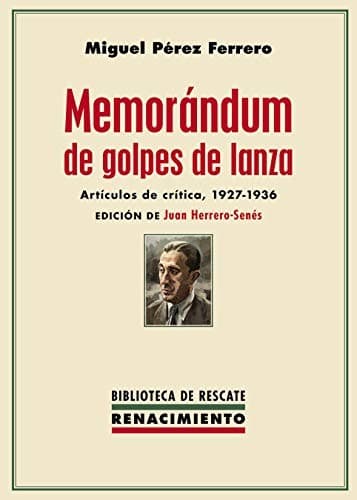 Portada de Memorándum de golpes de lanza