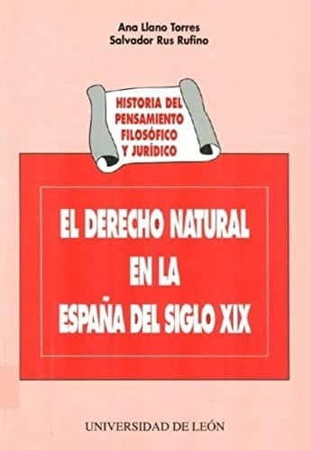 Portada de Historia del pensamiento filosófico y jurídico.