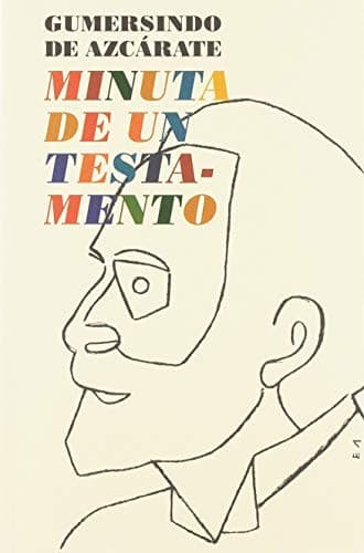 Portada de MINUTA DE UN TESTAMENTO