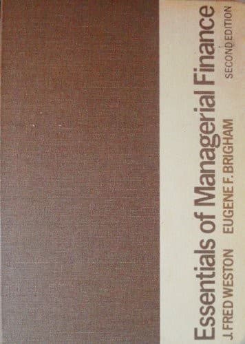 Portada de Essentials of managerial finance