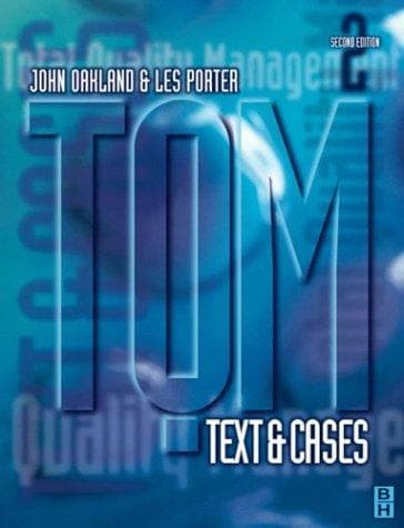 Portada de Total quality management