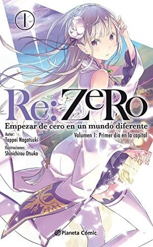 Portada de Re:Zero nº 01: Empezar de cero en un mundo diferente. Volumen 1: Primer día en la capital