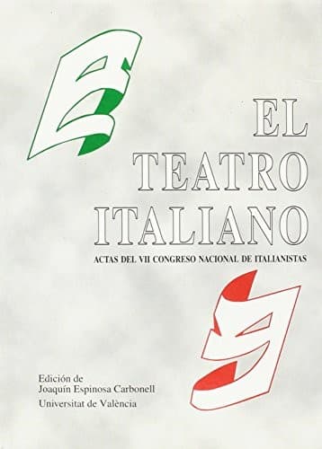 Portada de El teatro italiano