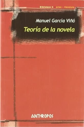 Portada de TEORIA DE LA NOVELA