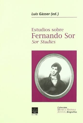 Portada de Estudios sobre Fernando Sor Sor Studies