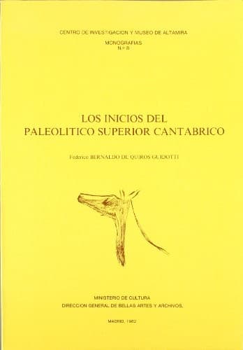 Portada de Los inicios del Paleolítico Superior cantábrico